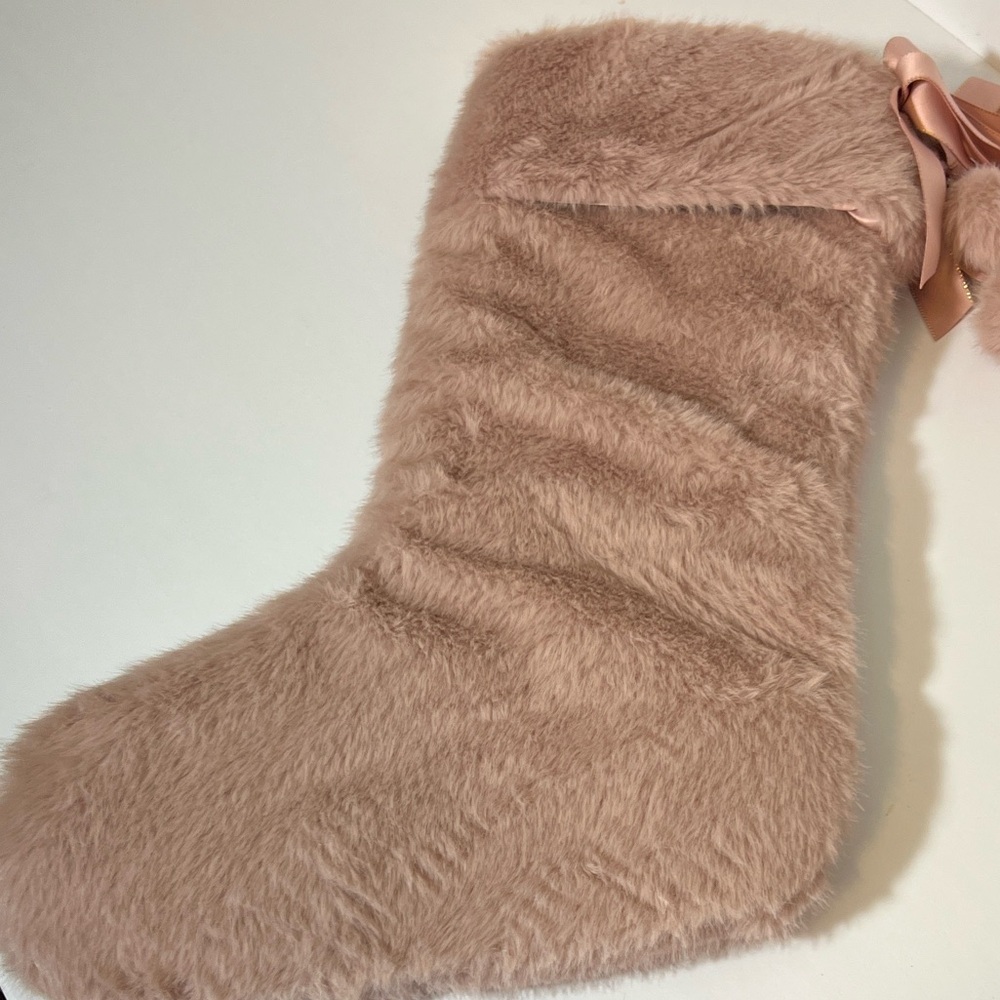 Victoria's Secret Pink Faux Fur Holiday Stocking - Picture 6 of 14